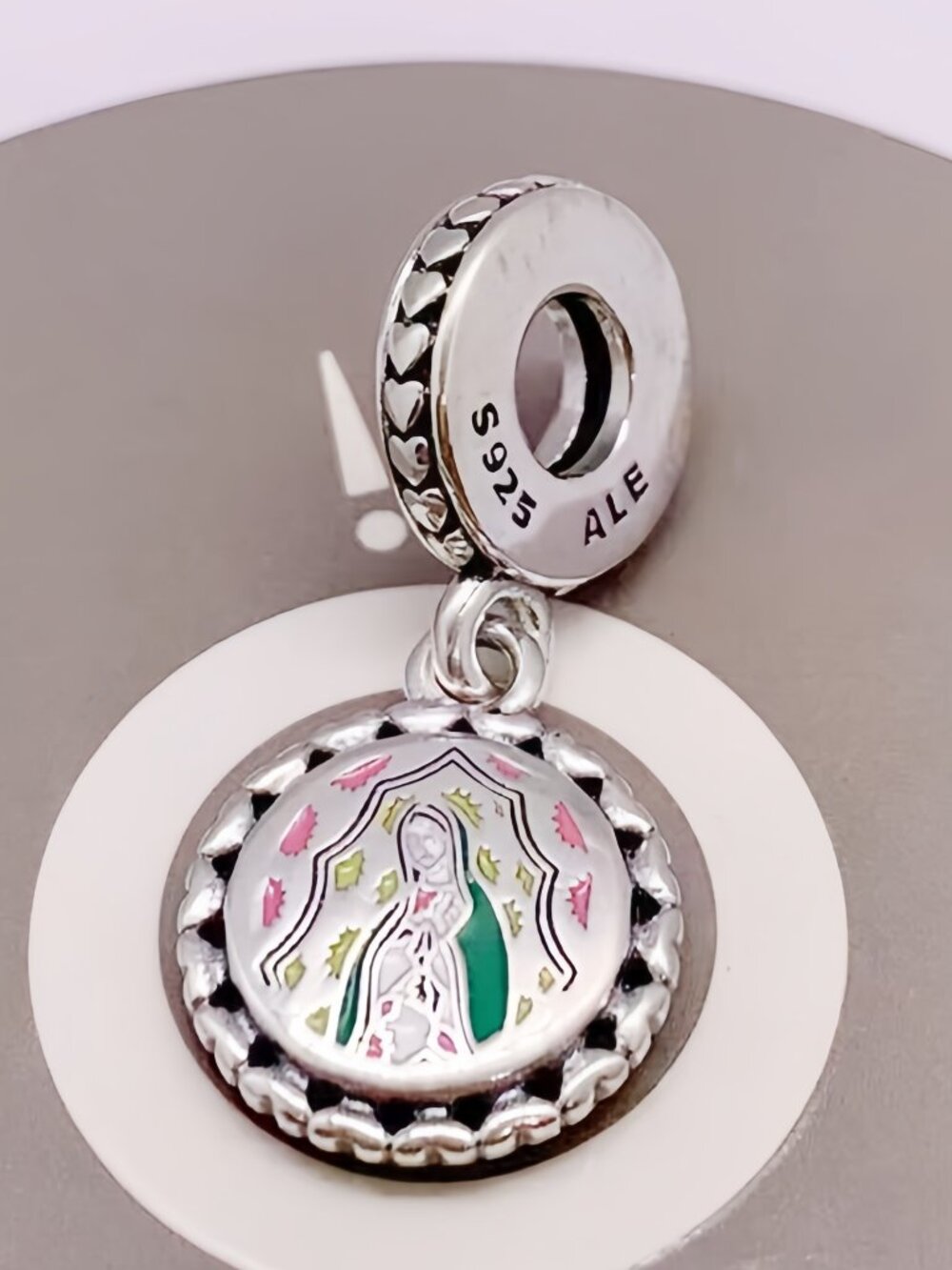 Pandora Virgin of GUADALUPE Charm/Mexican Doll/S925 ale